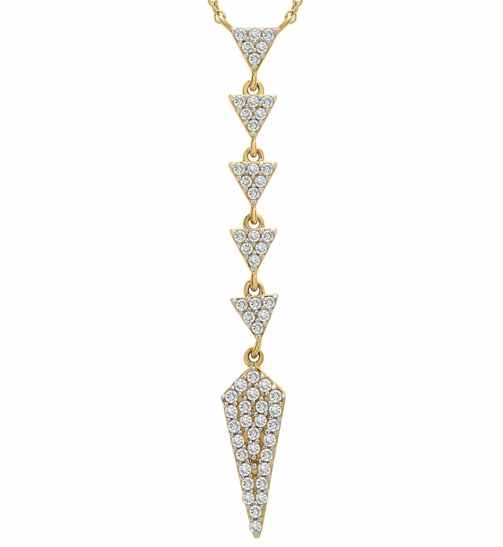 Dalia T Online Necklace Delicate Collection 14KT Diamond Necklace