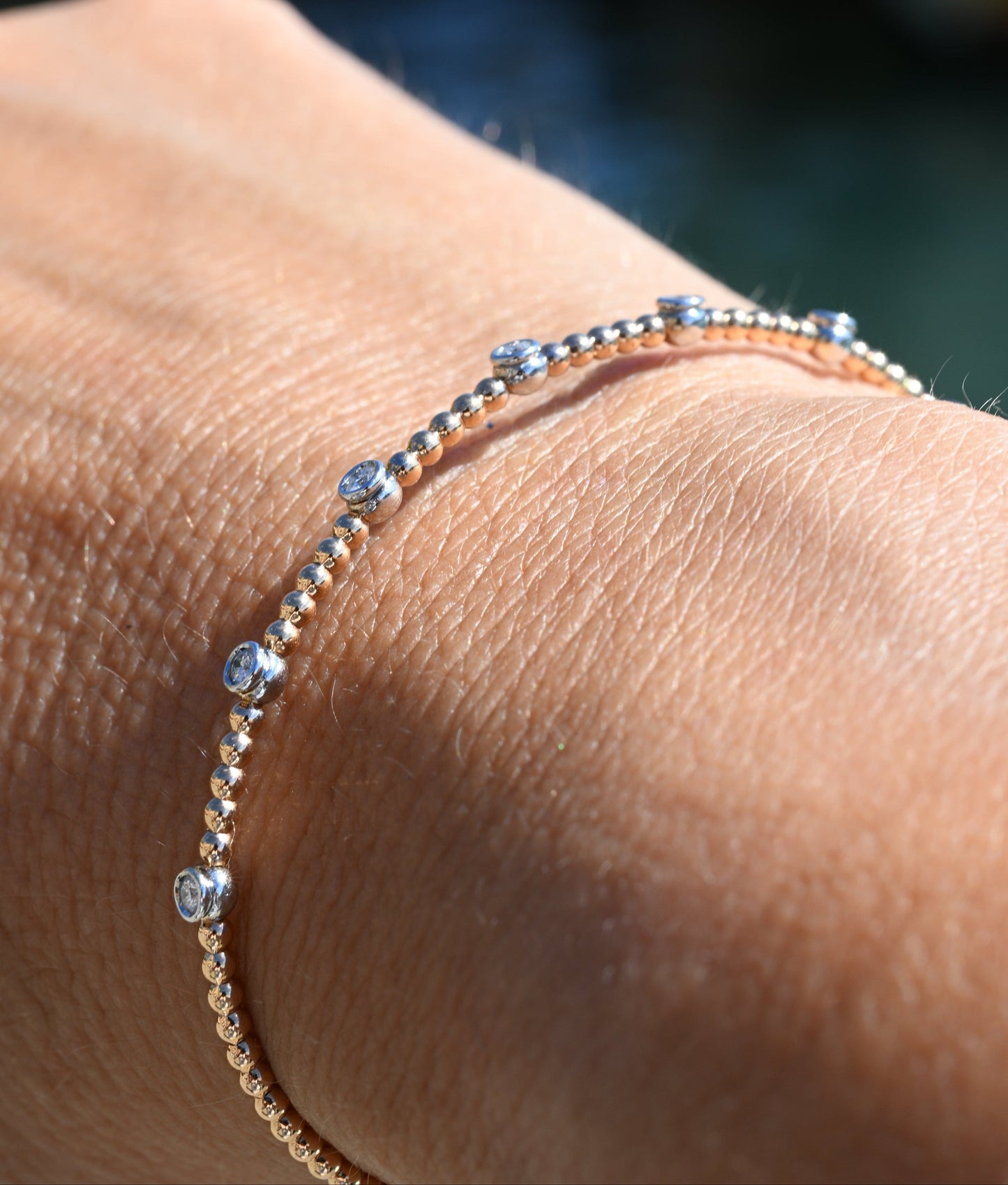 Dalia T Online 18KT Flexy Diamond bangle