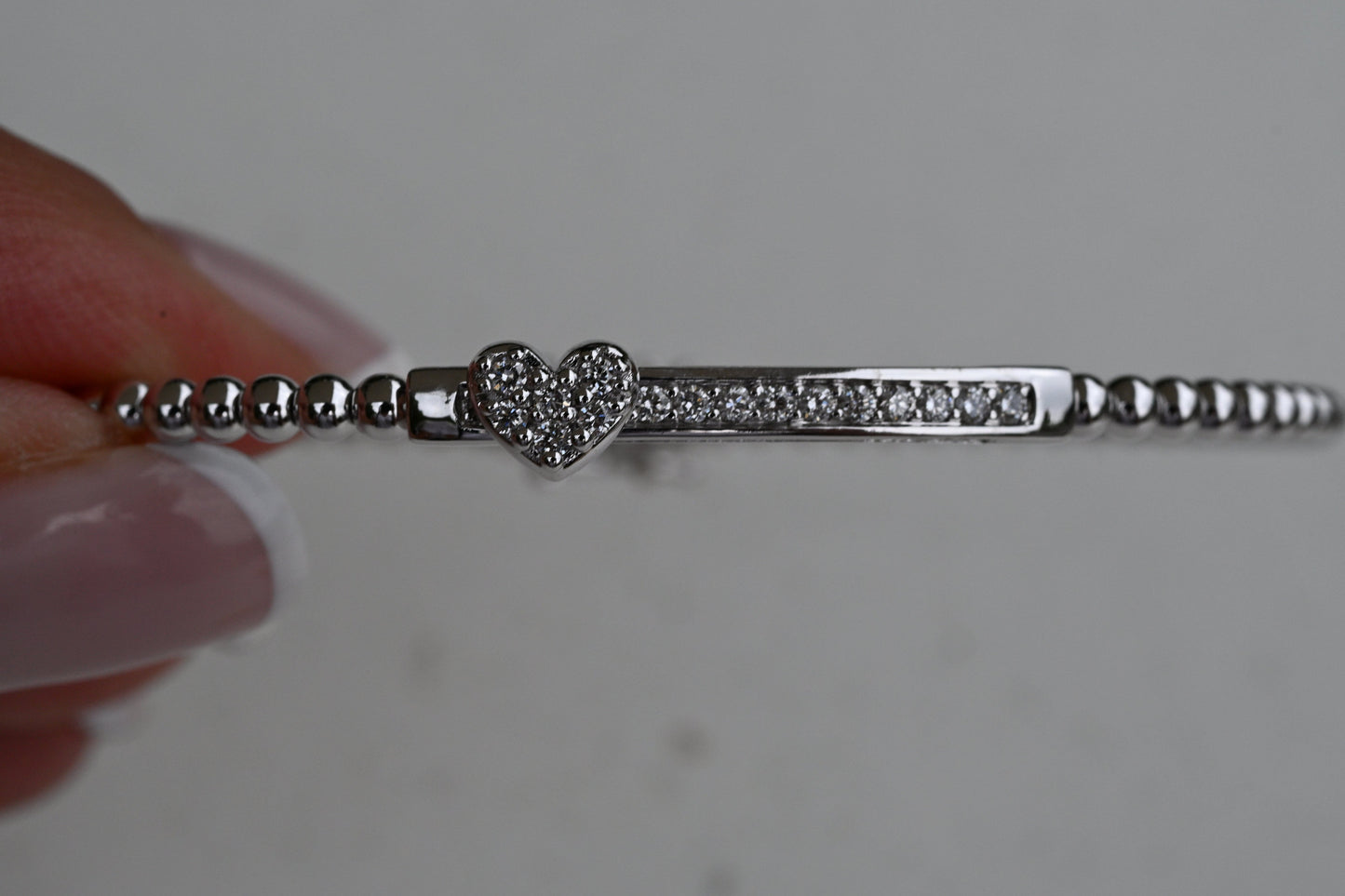 Dalia T Online 18KT Liron Dia Heart Flexy Bangle