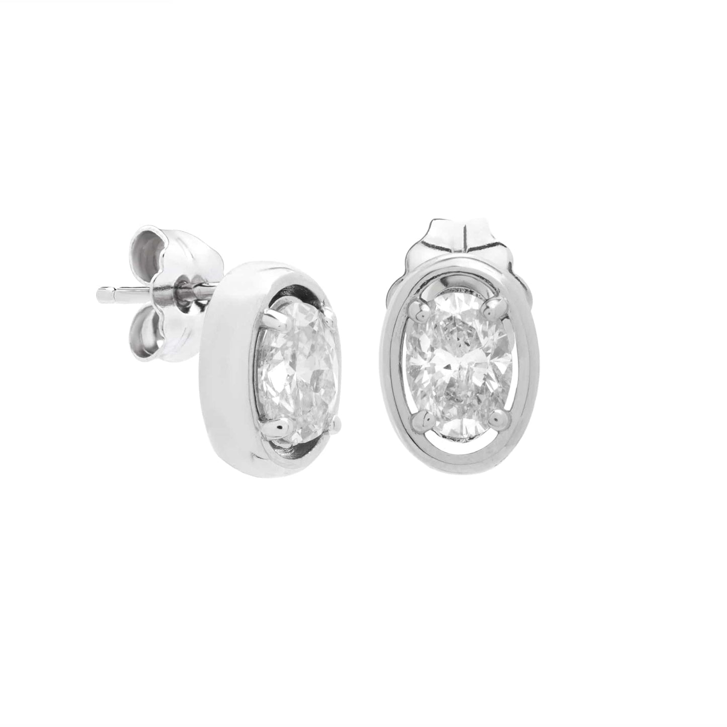 Dalia T Online Earrings Oval stud earrings