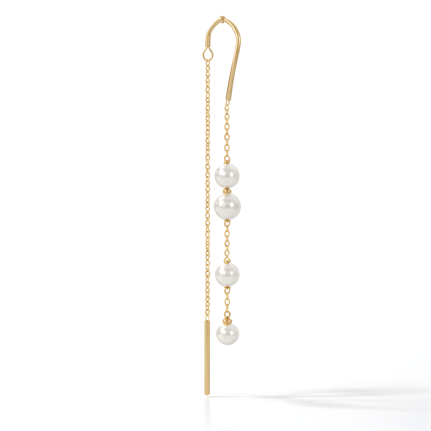 Dalia T Online Earrings Single earring Pearl Threader Earring