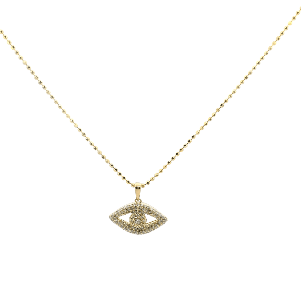 
                  
                    Dalia T Online Pendants 14KT Evil Eye Diamond Pendant Necklace
                  
                