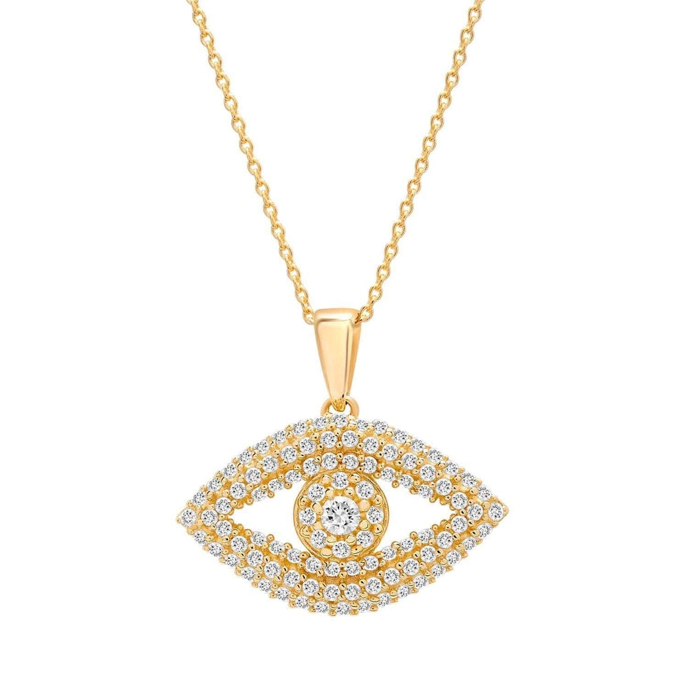 
                  
                    Dalia T Online Pendants 14KT Evil Eye Diamond Pendant Necklace
                  
                