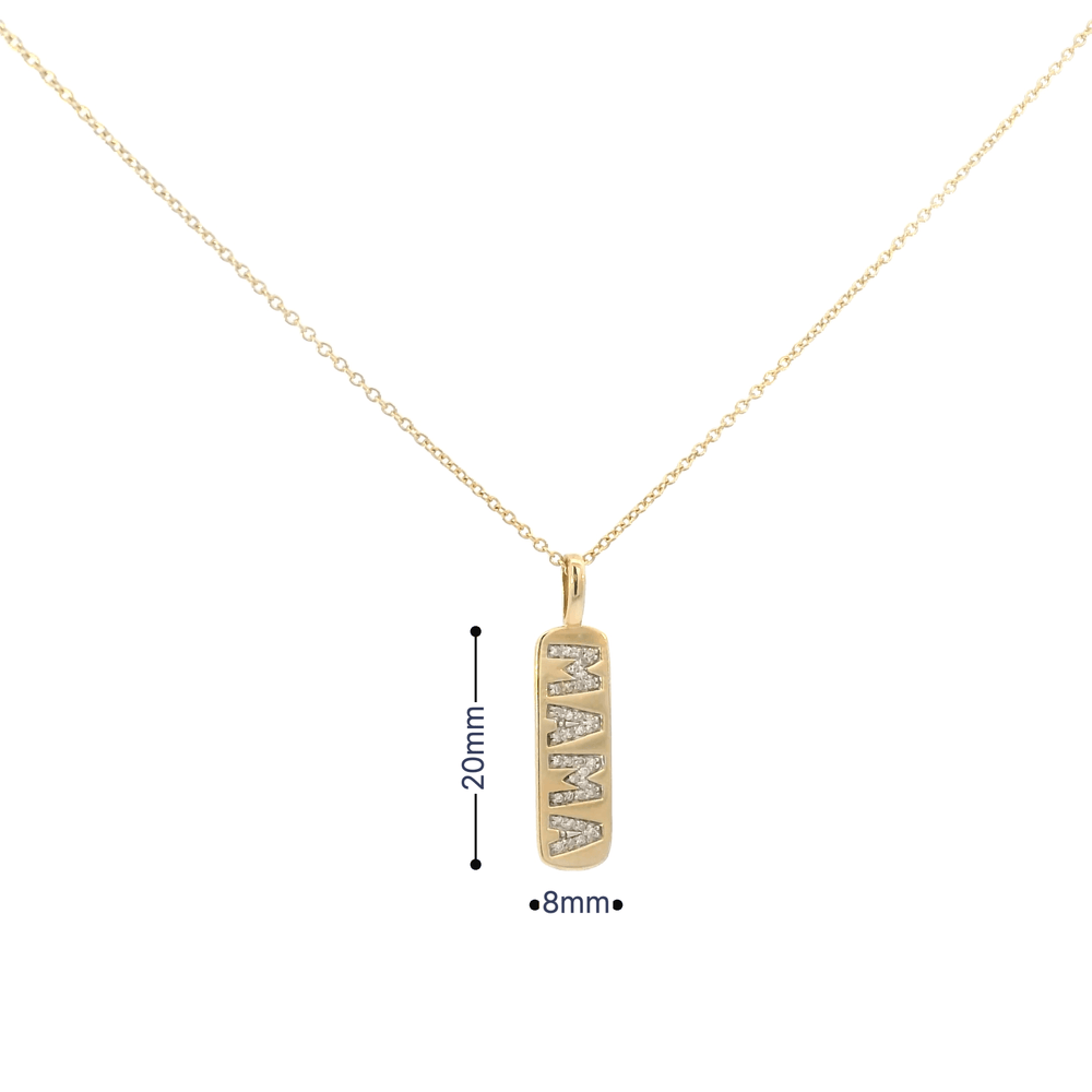 
                  
                    Dalia T Online Pendants Elegant Mama Pendant Necklace
                  
                