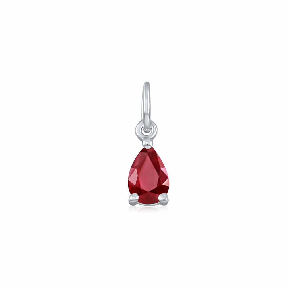 Dalia T Online Tear Drop Natural Ruby charm (Large)