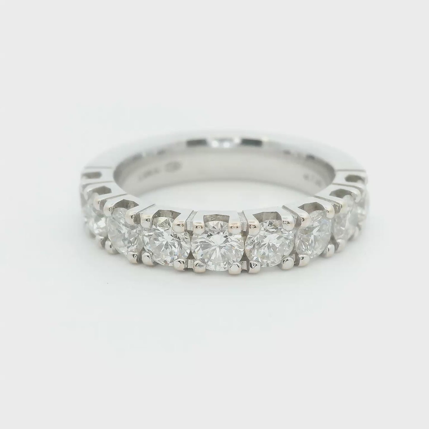 18KT Half Eternity Diamond Ring