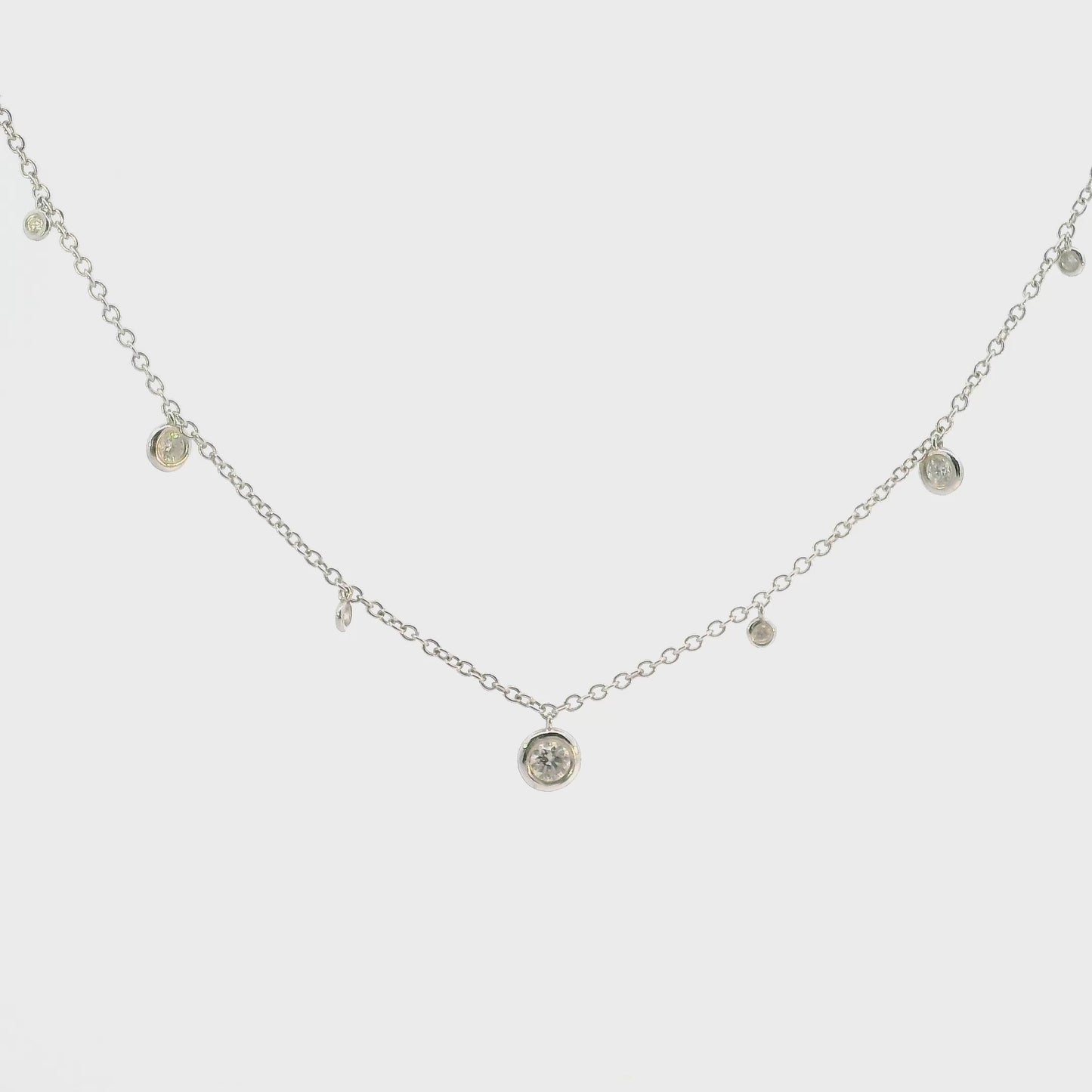 18KT Elegant Diamond Necklace (1.00CT)