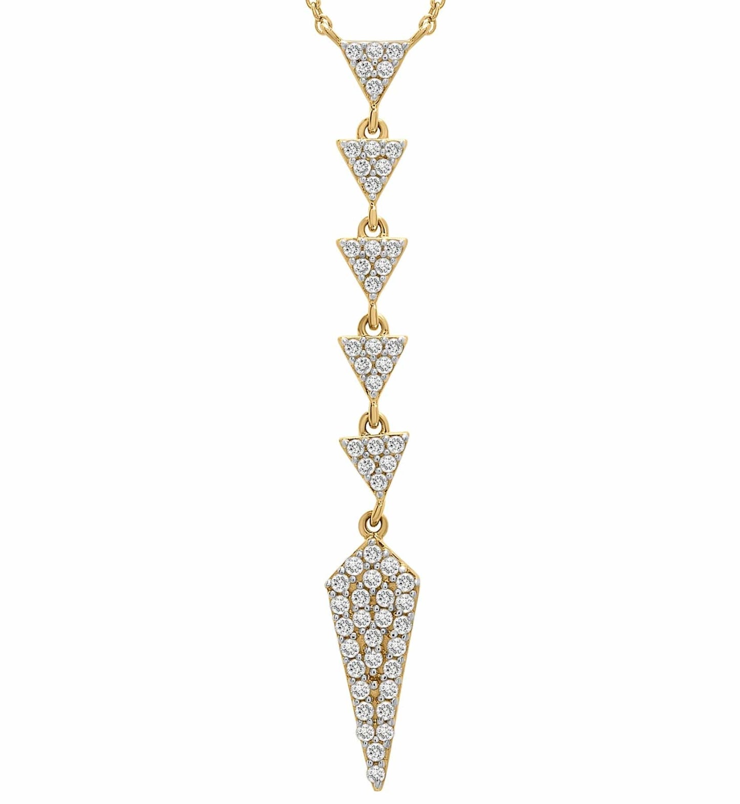 Dalia T Online Necklace Delicate Collection 14KT Diamond Necklace